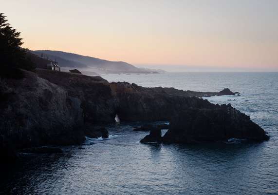 Sunrise on The Sea Ranch coastline