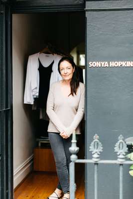 Owner and designer Sonya Hopkins