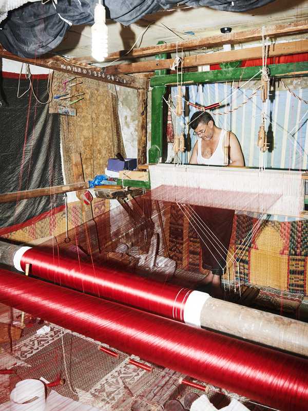 Abedani Chantouri is a sixth-generation silk weaver