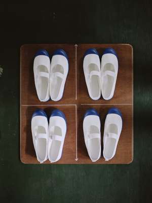 Uwabaki plimsolls for school children