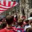 Celebrations in Marienplatz as FC Bayern Munich win the league title