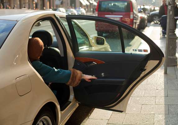 A passenger on Maximilianstrasse