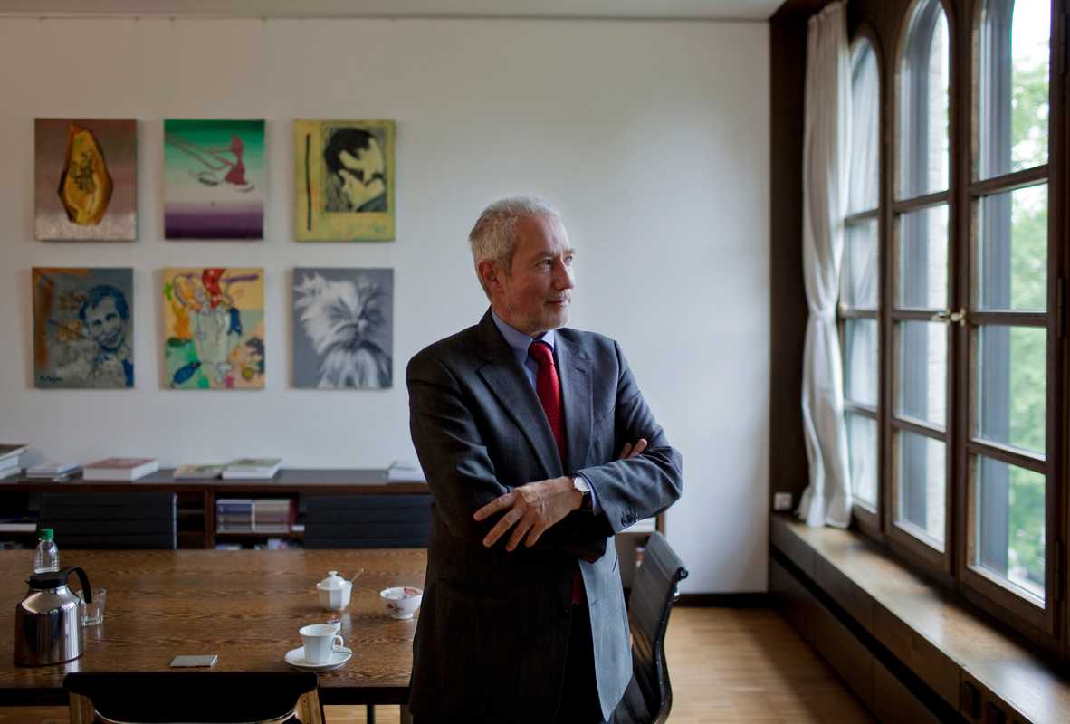 Klaus Schrenk, director of the Pinakothek der Moderne museum 