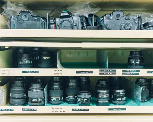 Cameras in the equipment room 