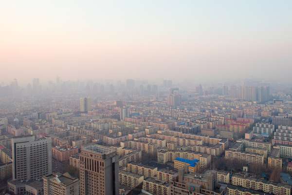 Sprawling downtown Harbin