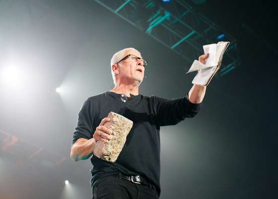 Preacher Louie Giglio at the Outcry Festival