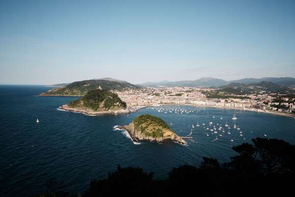 View of Santa  Clara Island and  La Concha Bay