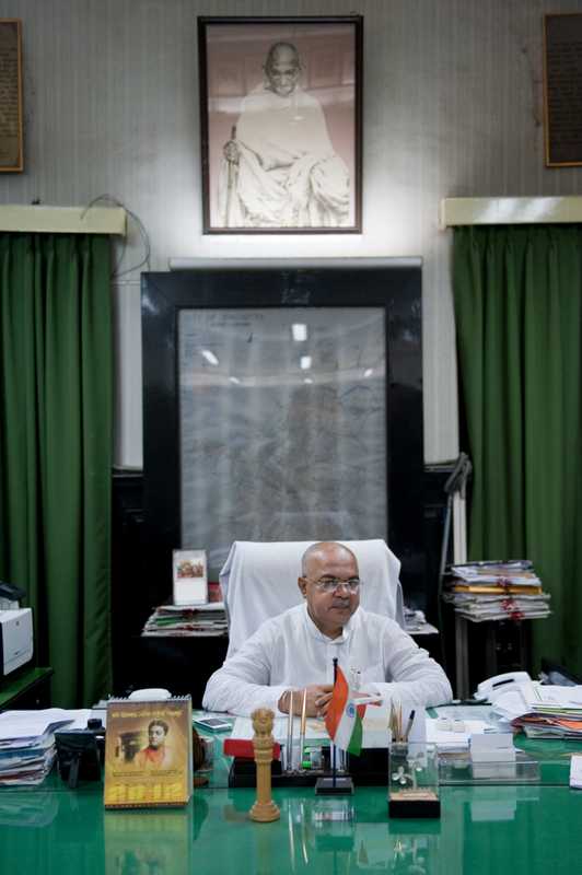 Mayor Sovan Chatterjee in his office 