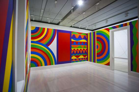 Sol LeWitt’s ‘Wall Drawing #1091: Arcs, Circles and Bands (Room)’, 2003