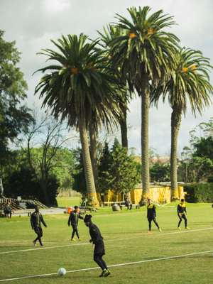 Peñarol football training session