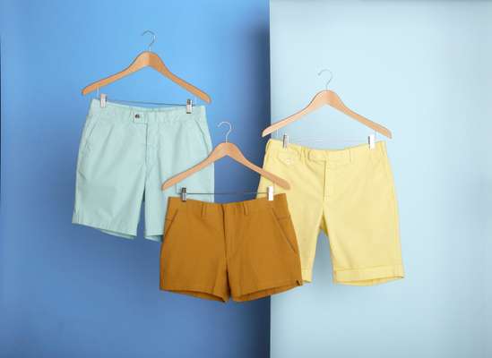 Shorts for the summer: (left to right) Hentsch Man, London; Hermès, Paris; Incotex, Venice