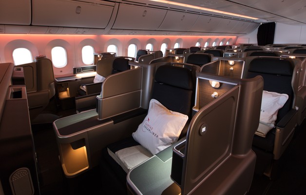 Onboard the Qantas Dreamliner