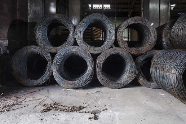 Steel wire for making nails 
