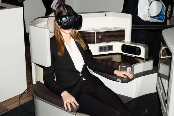 Getting immersed in the cabin experience with the help of virtual reality