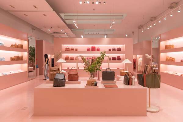 Interior of Mansur Gavriel’s Wooster Street shop