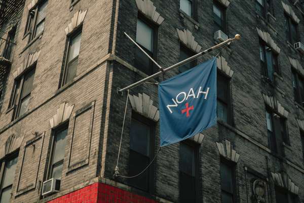Banner outside Noah’s corner location   