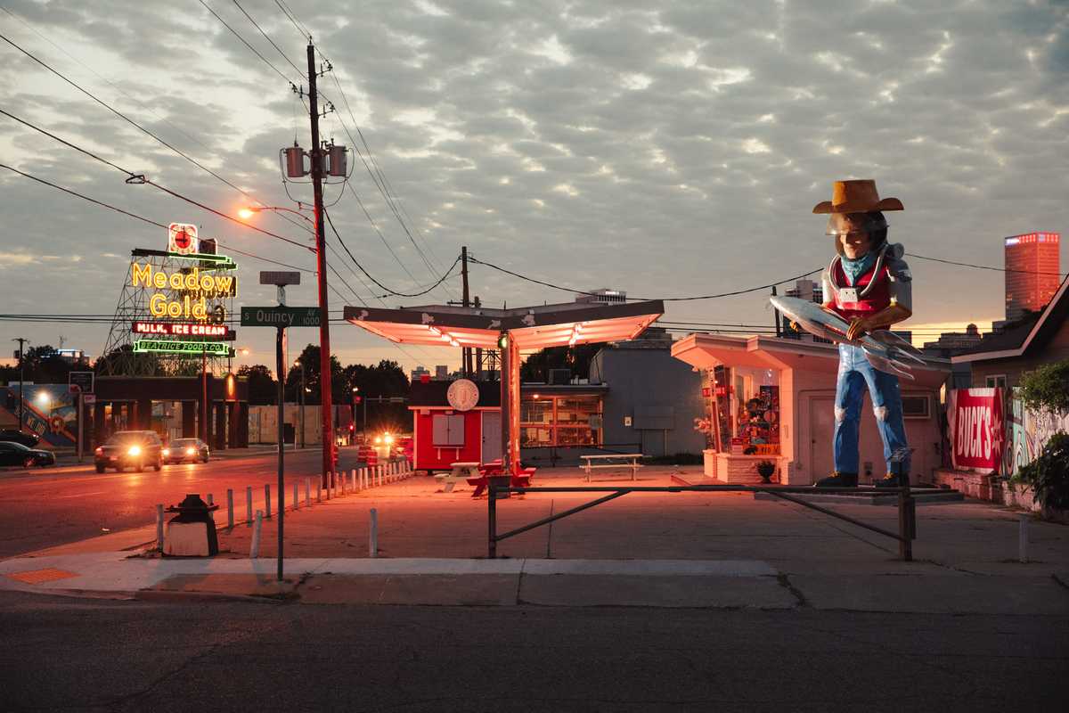 Buck Atom Space Cowboy on Route 66  