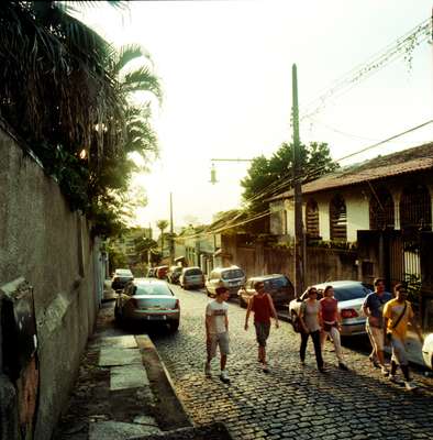 The climb up to Santa Teresa