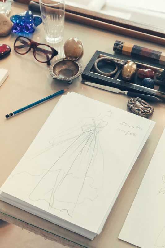 Yves Saint Laurent’s sketches 