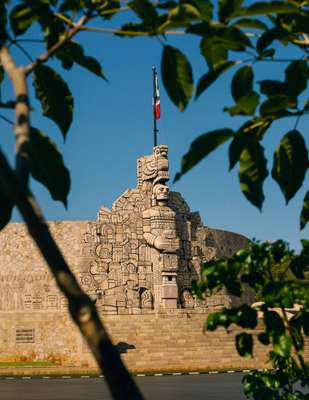 Monumento a la Patria on Paseo Montejo