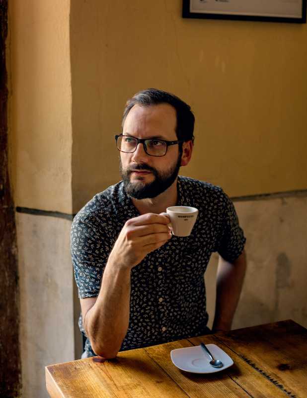 Venezuelan architect Santiago Lazo in Manifesto Café