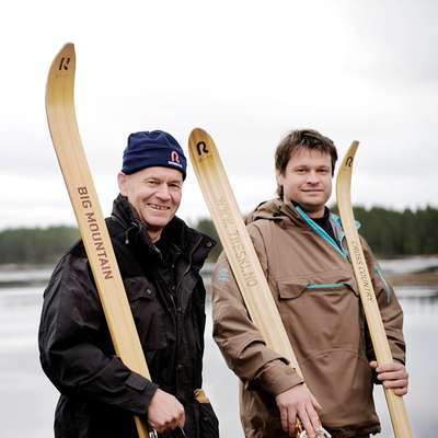 Jonas with his father Ulf