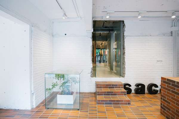 The interiors were designed  by architect Sou Fujimoto