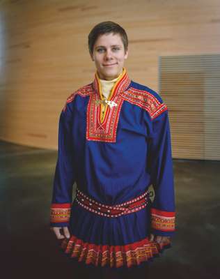 Nikholas Vakeapää, member of Finnish Sámi parliament