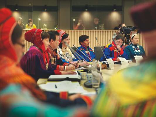 First day of the Finnish Sámi parliament