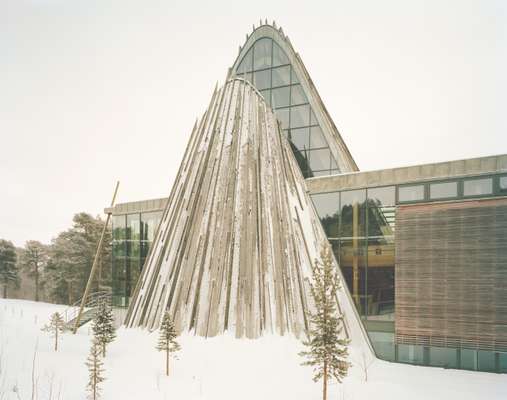 Exterior of Norweigian Sámi Parliament in Karasjok