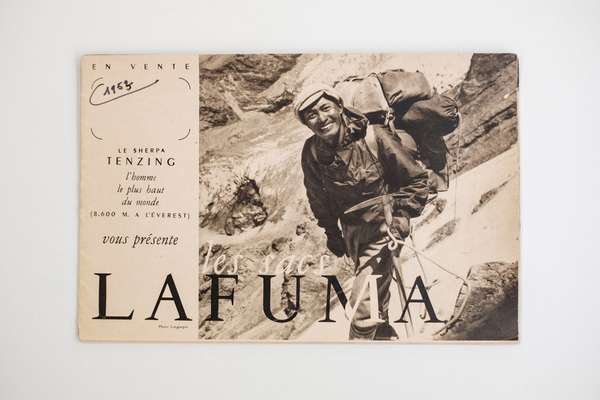 Everest man Tenzing Norgay sporting Lafuma