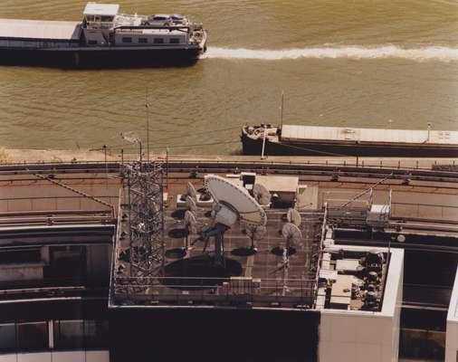 Transmitters atop Maison de la radio 