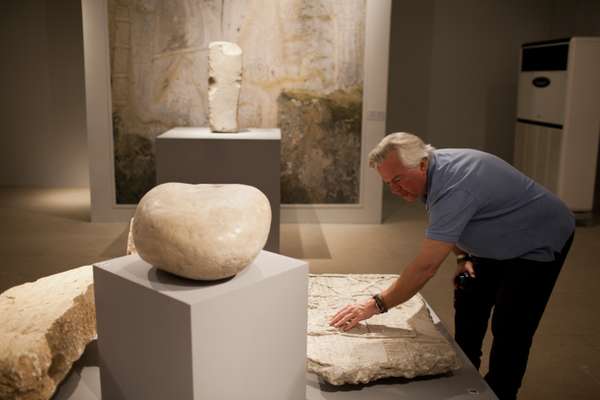 An exhibit at the Sulaymaniyah Museum