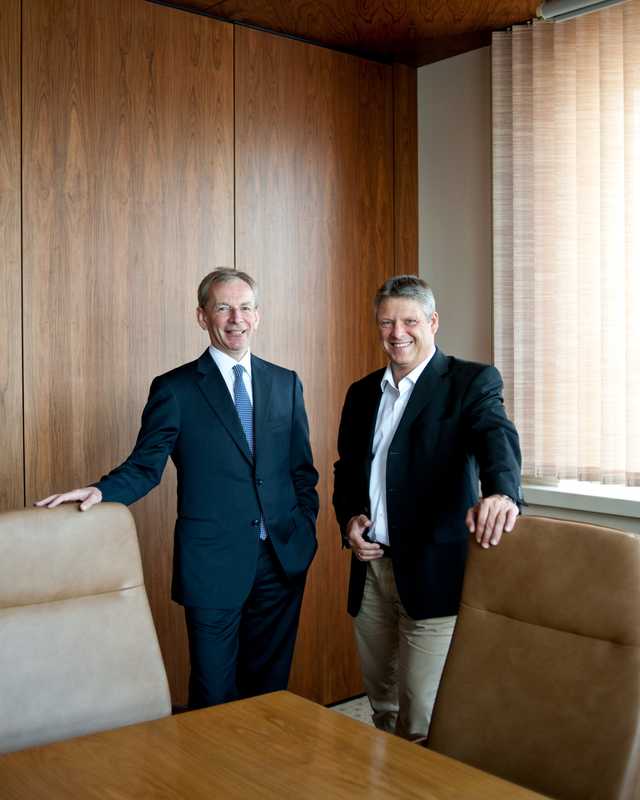 Robert Eckert, managing director (left) and general manager Jörg Prediger