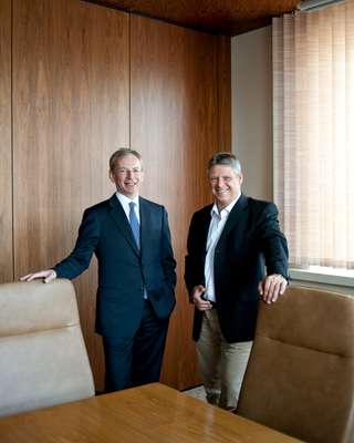 Robert Eckert, managing director (left) and general manager Jörg Prediger