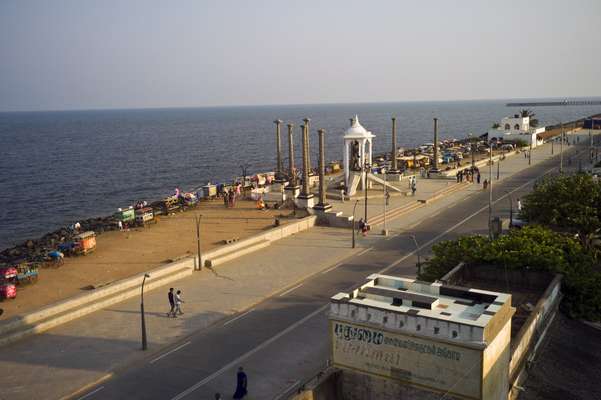 Pondicherry's vehicle-free promenade