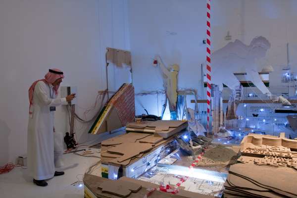 An Emirati snaps Reem Al Ghaith’s work in progress  