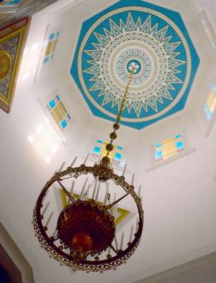 Interior of the Ascension Cathedral, Almaty