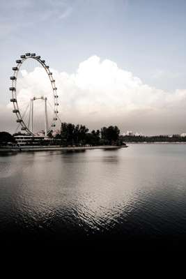 Singapore Flyer at Marina Bay