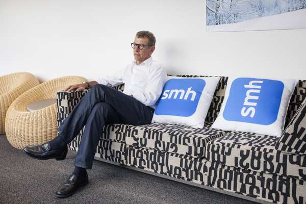 Jack Matthews, CEO of Metro Division, Fairfax Media at the 'Morning Herald' offices