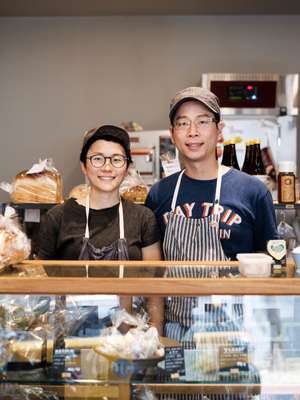 Staff at Casan bakery