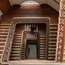 Grand mahogany staircase