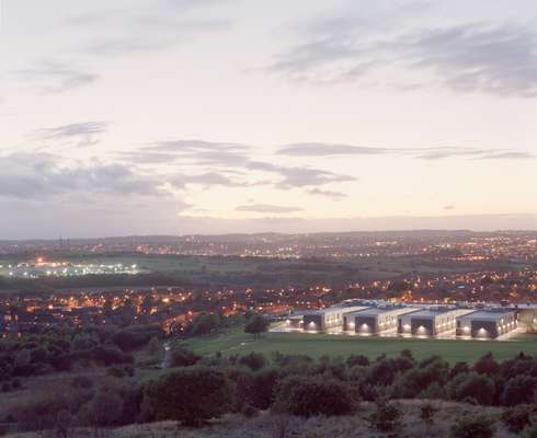 Panoramic view of Stoke-on-Trent