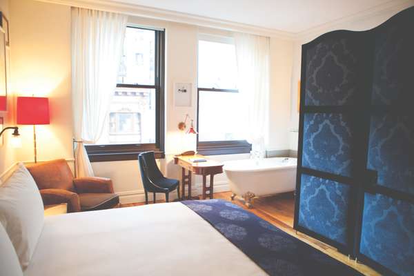 NoMad bedrooms have Jacques Garcia interiors
