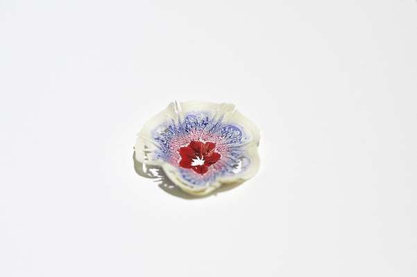 Pencil shavings from designer Haruka Misawa resemble the petals of flowers