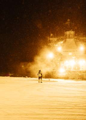 ‘Kontio’ in the port of Oulu