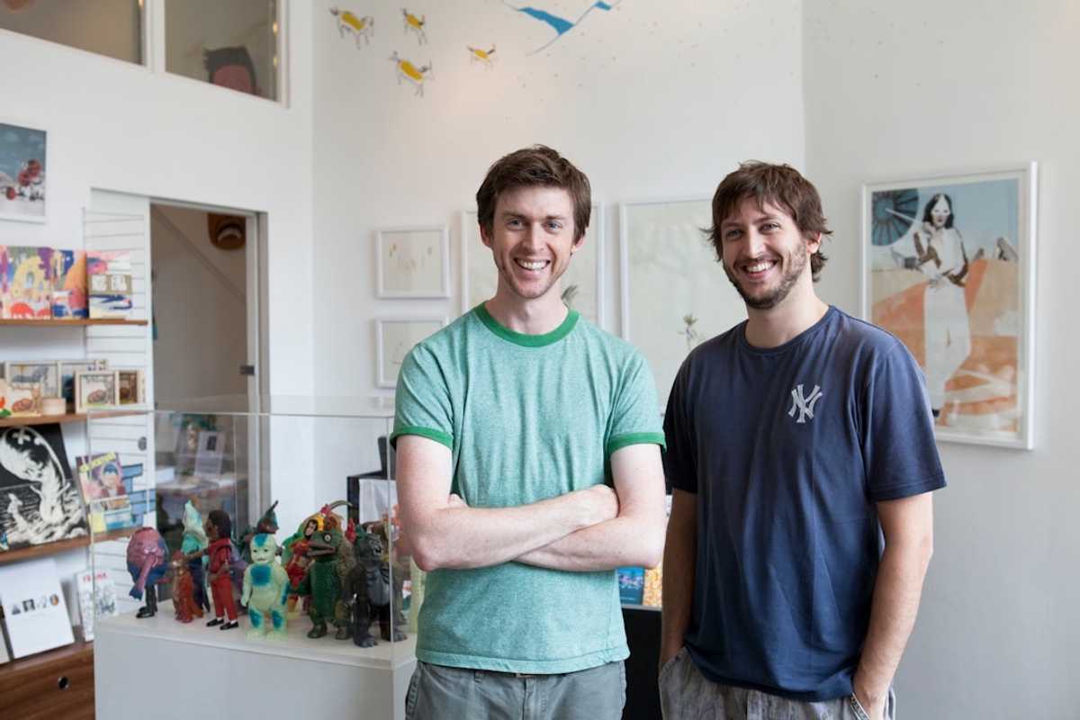 Nobrow founders Sam Arthur and Alex Spiro