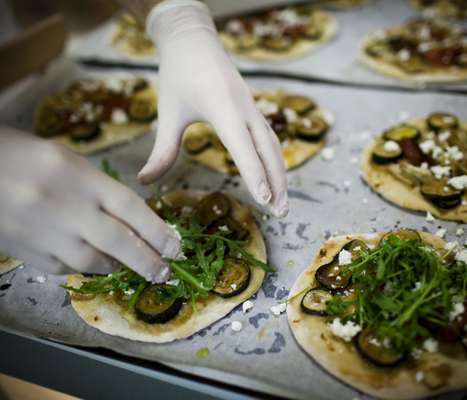 Pizzette at Rose Bakery 