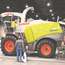 The Claas 950 Forage Harvester