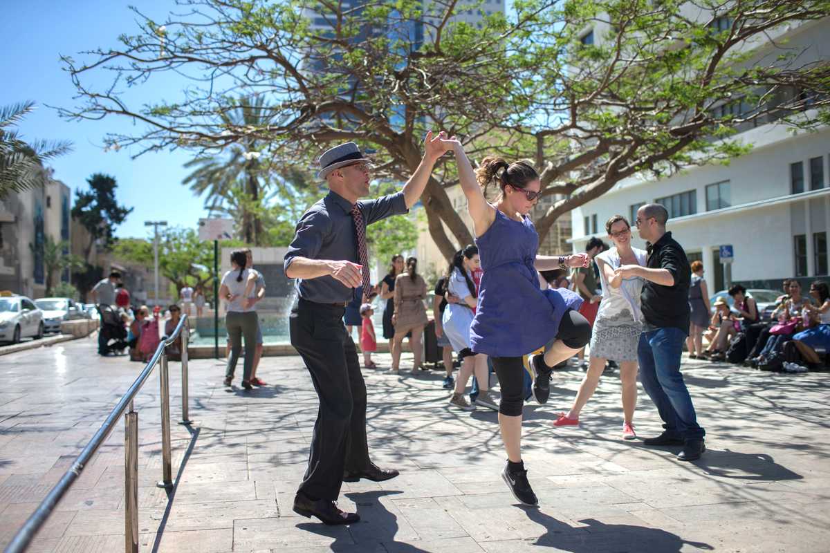 Swing-dance troupe Holy Lindy Land